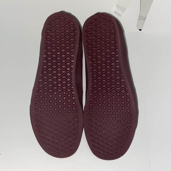 Men’s dark burgundy high top Vans - Picture 4 of 5